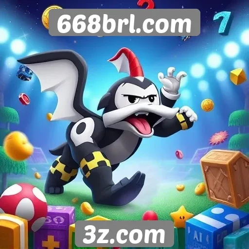 Variedade de jogos disponíveis no 668brl.com